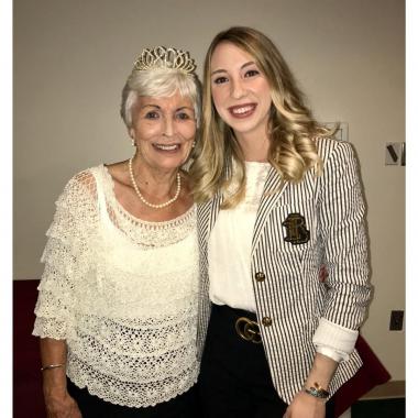 Karlie Fisher and her grandma